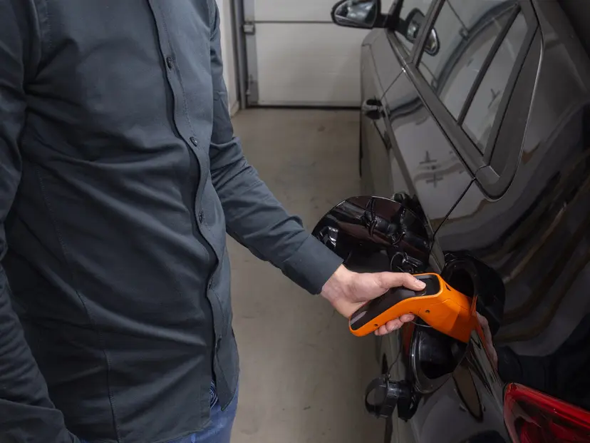 Insert into vehicle’s charge port